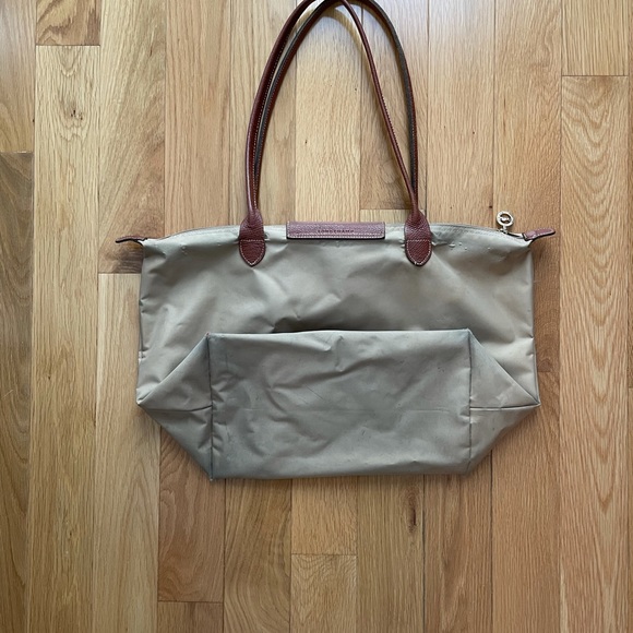 Le Pliage Large Nylon Shoulder Tote - Desert - Picture 8 of 8